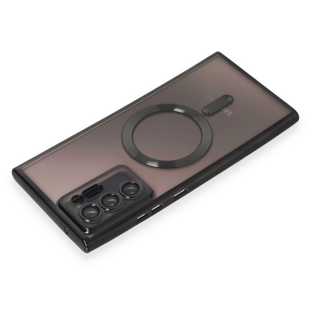 Samsung Galaxy Note 20 Ultra Kılıf Kross Magneticsafe Kapak - Siyah