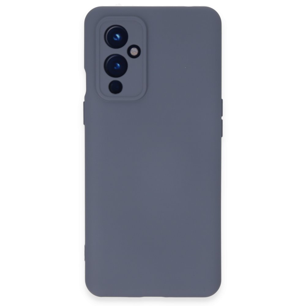 One Plus 9 Kılıf Nano içi Kadife Silikon - Gri One Plus 9 Kılıf Nano içi Kadife Silikon - Gri