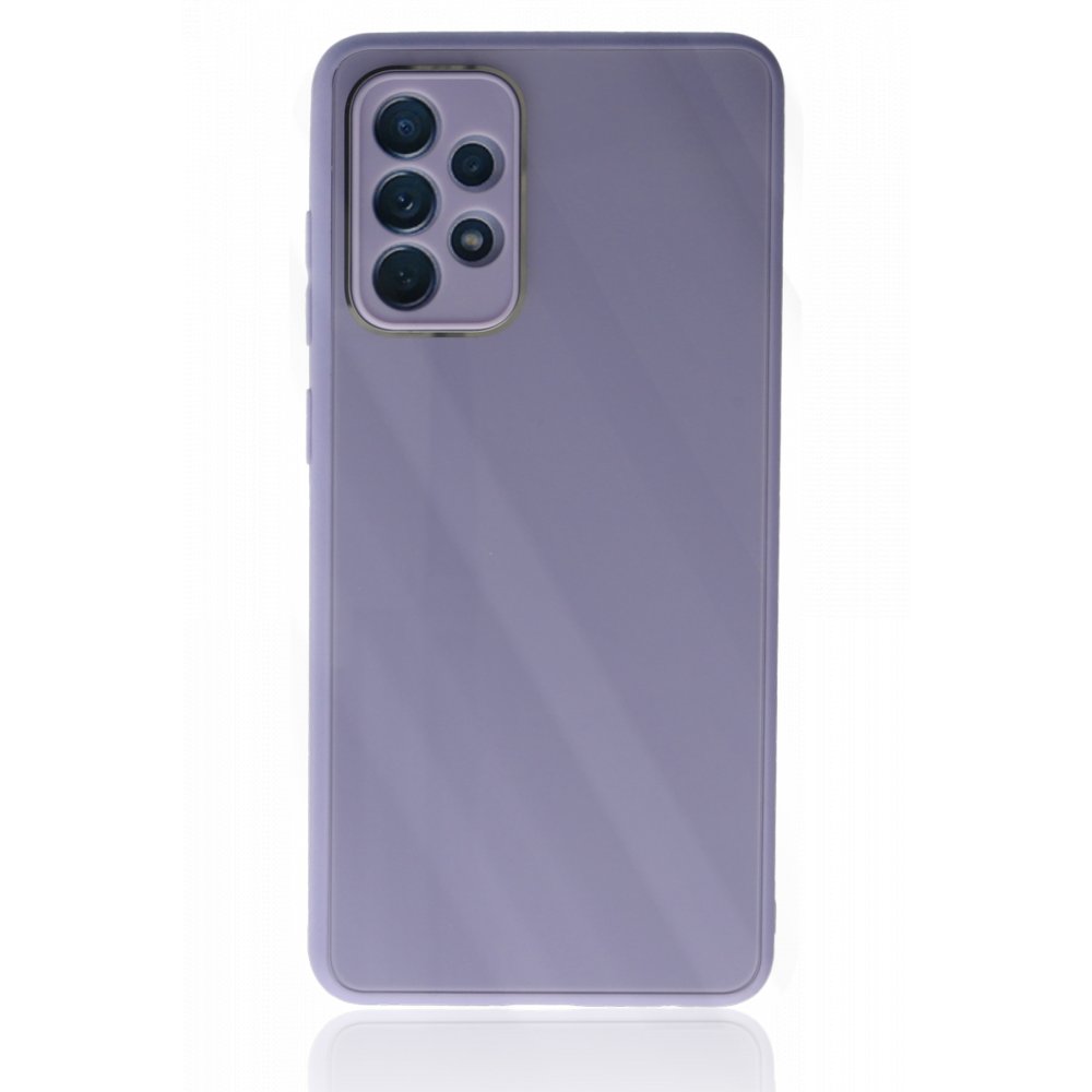  Samsung Galaxy A53 5G Kılıf Glass Kapak - Lila