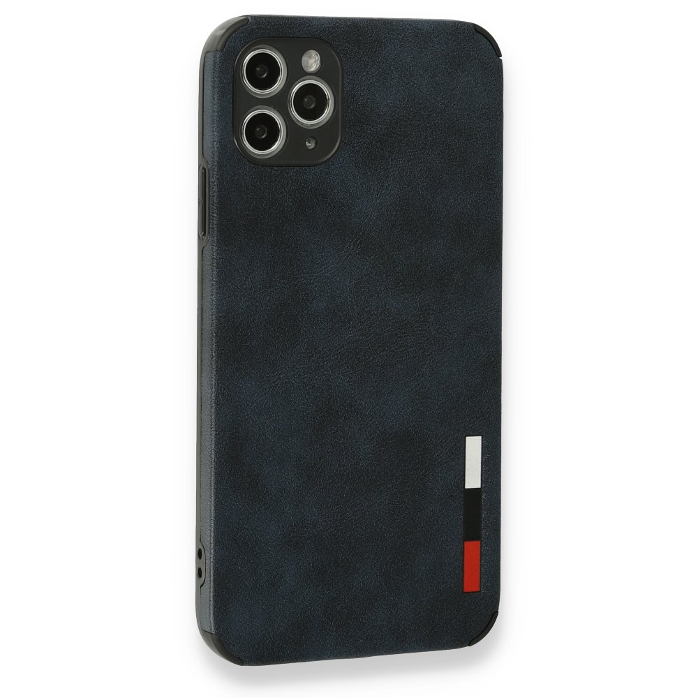 iPhone 11 Pro Kılıf Loop Deri Silikon - Lacivert iPhone 11 Pro Kılıf Loop Deri Silikon - Lacivert