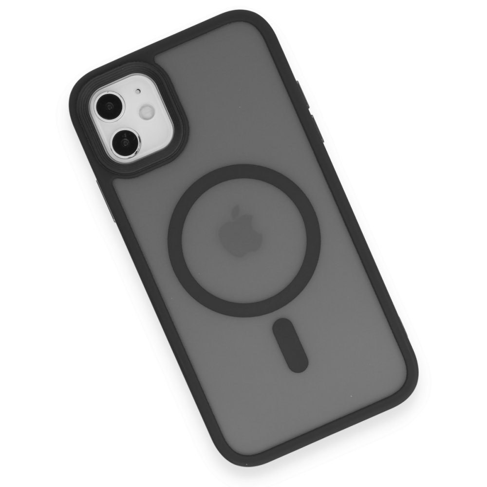  iPhone 11 Kılıf Trex Magneticsafe Kapak - Siyah