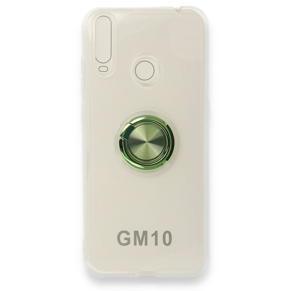  General Mobile GM 10 Kılıf Gros Yüzüklü Silikon - Yeşil