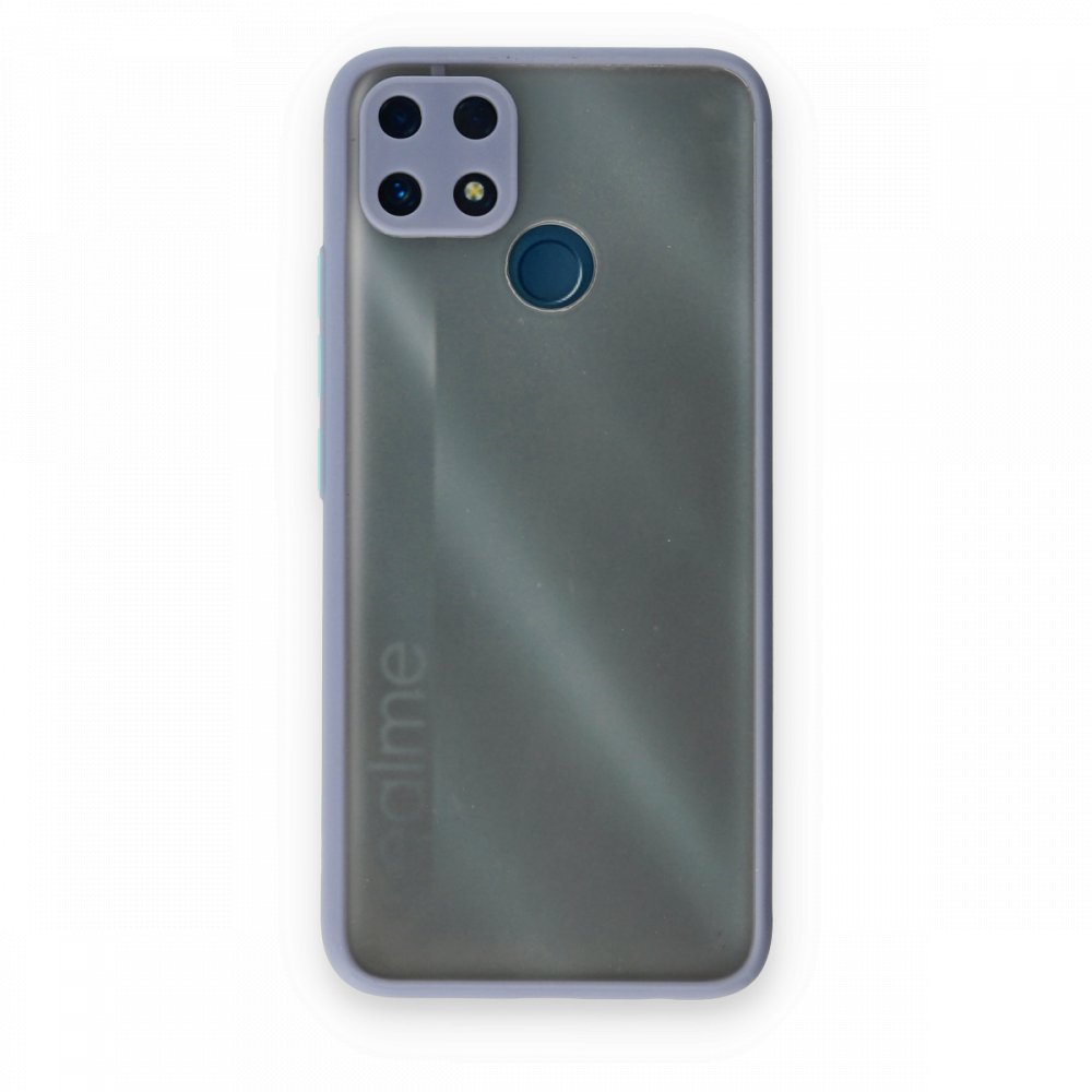  Realme C25s Kılıf Montreal Silikon Kapak - Gri