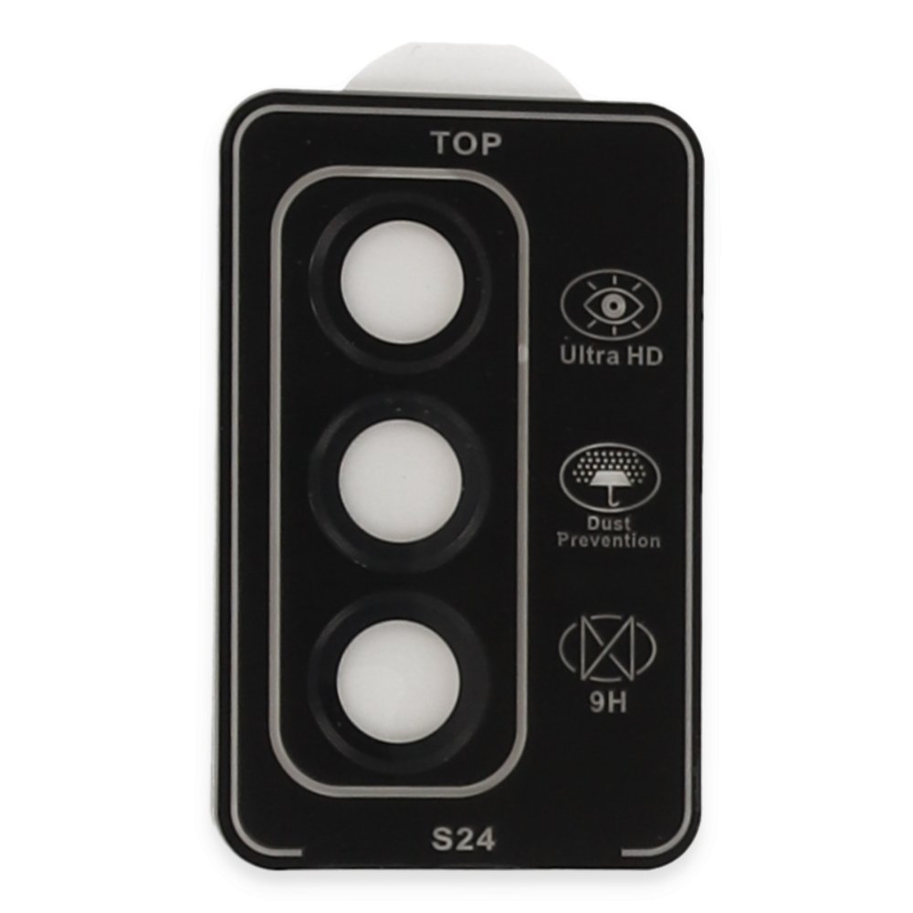 Joko Samsung Galaxy S24 PVD Metal Kamera Lens - Siyah Joko Samsung Galaxy S24 PVD Metal Kamera Lens - Siyah