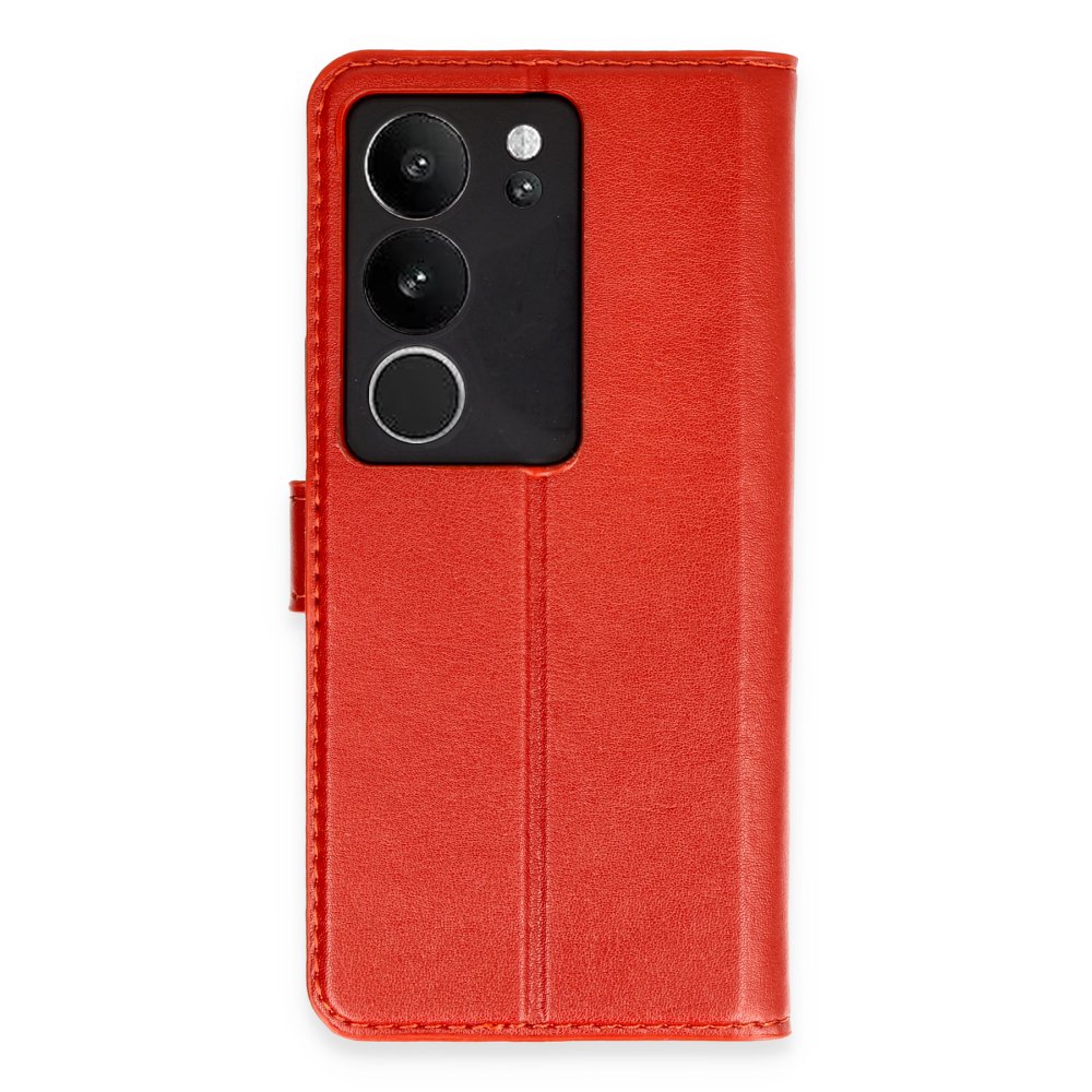 Vivo V29 5G Kılıf Trend S Plus Kapaklı Kılıf - Kırmızı Vivo V29 5G Kılıf Trend S Plus Kapaklı Kılıf - Kırmızı