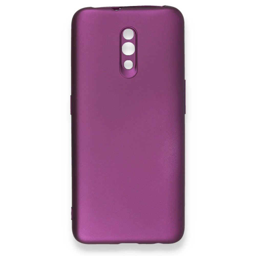 Oppo Reno Kılıf First Silikon - Mürdüm Oppo Reno Kılıf First Silikon - Mürdüm