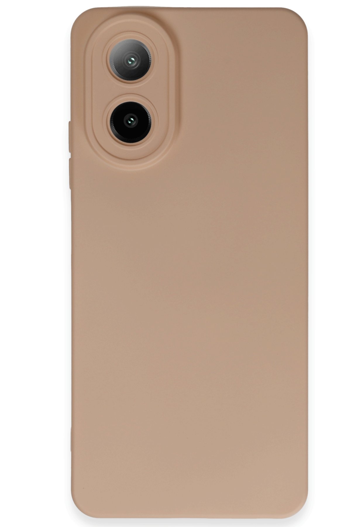 Oppo A38 Kılıf Nano içi Kadife Silikon - Pudra Oppo A38 Kılıf Nano içi Kadife Silikon - Pudra