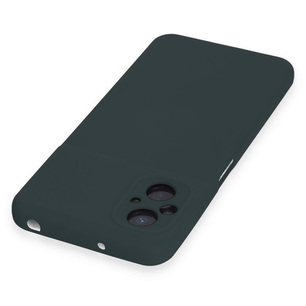 Xiaomi Poco M5 Kılıf Nano içi Kadife Silikon - Koyu Yeşil Xiaomi Poco M5 Kılıf Nano içi Kadife Silikon - Koyu Yeşil