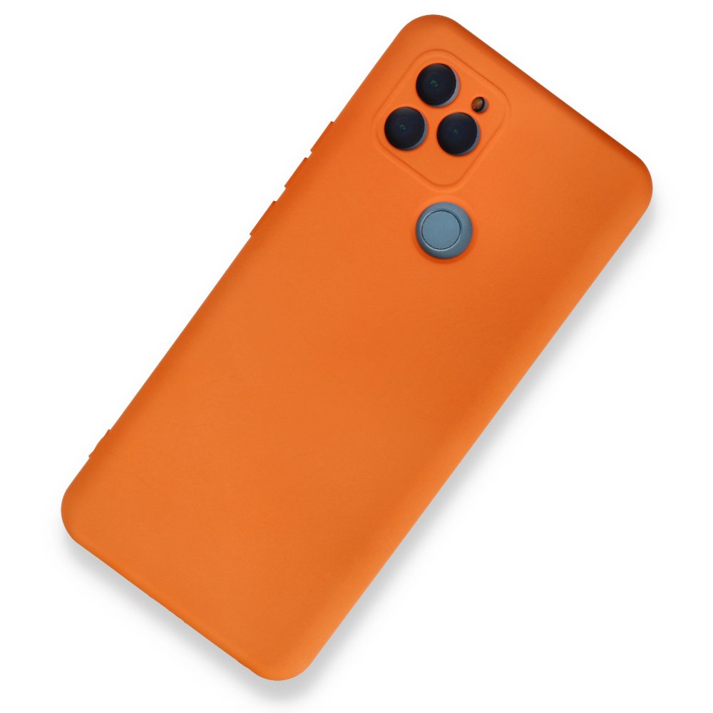 General Mobile GM 21 Kılıf Nano içi Kadife Silikon - Turuncu