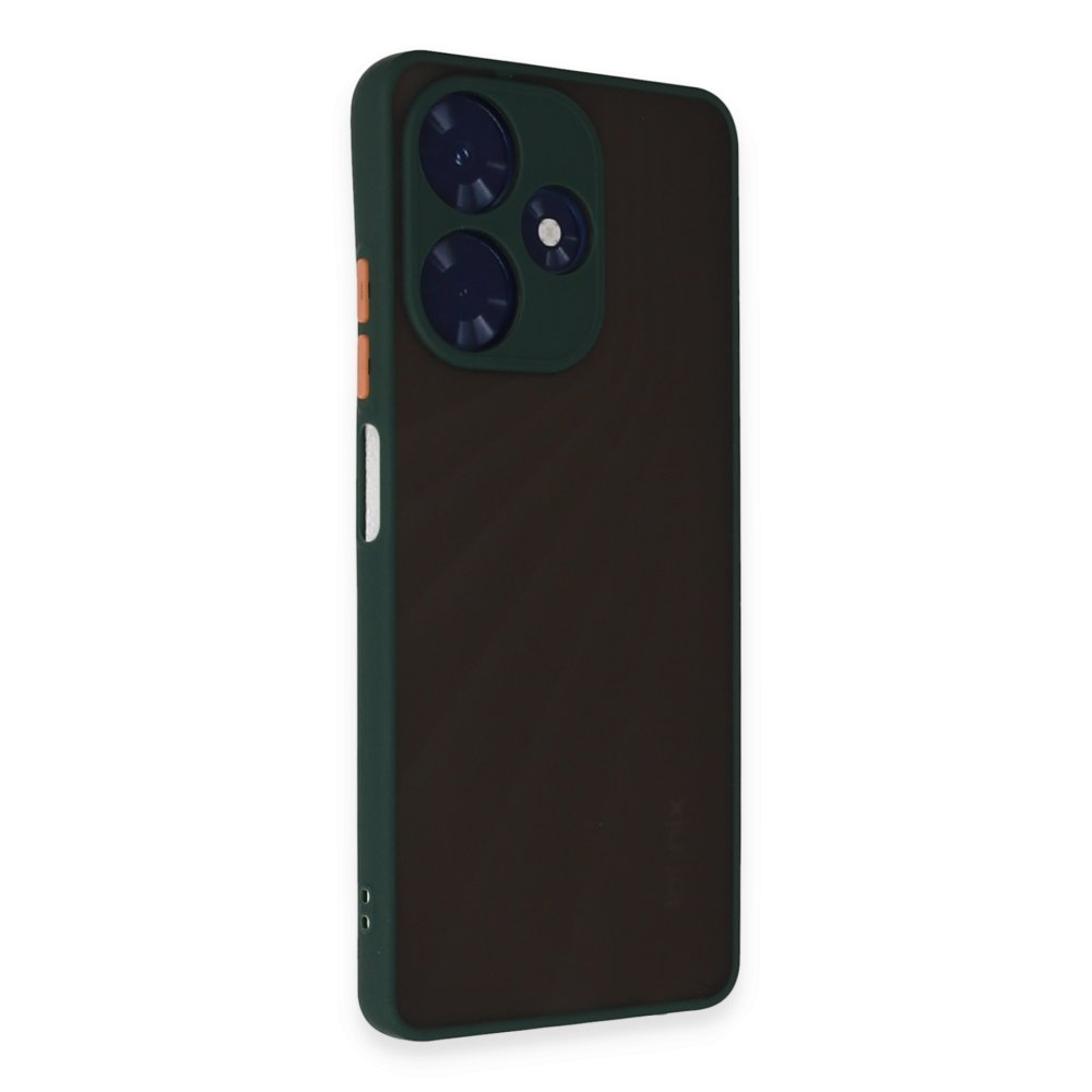 İnfinix Hot 30 4G Kılıf Montreal Silikon Kapak - Yeşil İnfinix Hot 30 4G Kılıf Montreal Silikon Kapak - Yeşil
