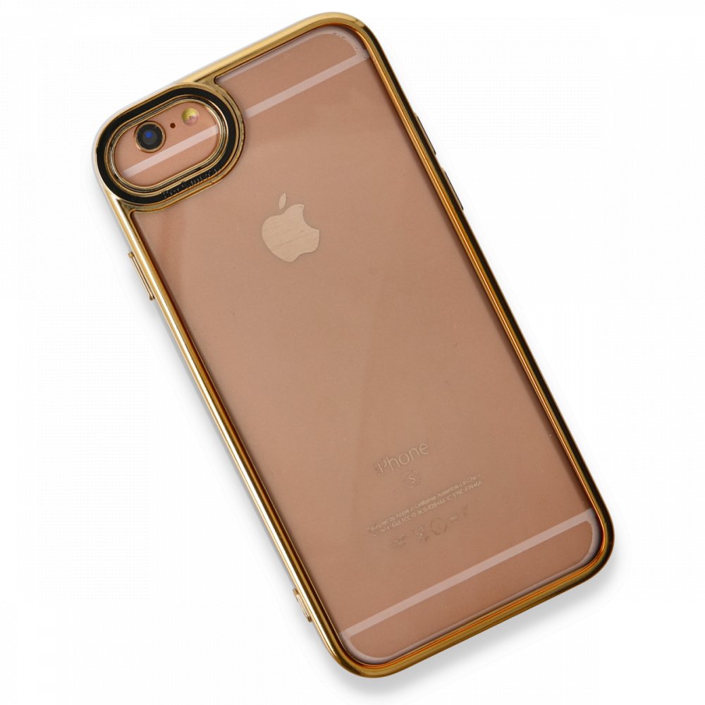  iPhone 6 Kılıf Liva Lens Silikon - Siyah