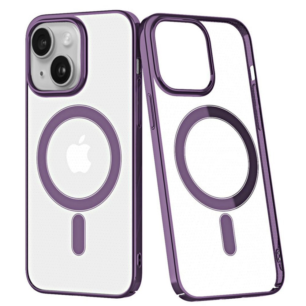  iPhone 14 Plus Kılıf Element Magneticsafe Sert Kapak - Mor