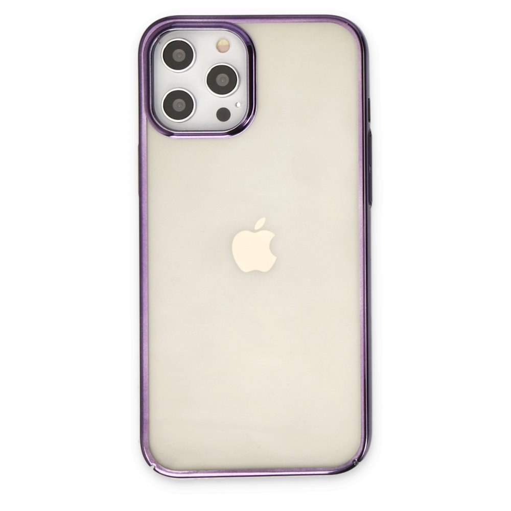  iPhone 12 Pro Max Kılıf Element Silikon - Mor