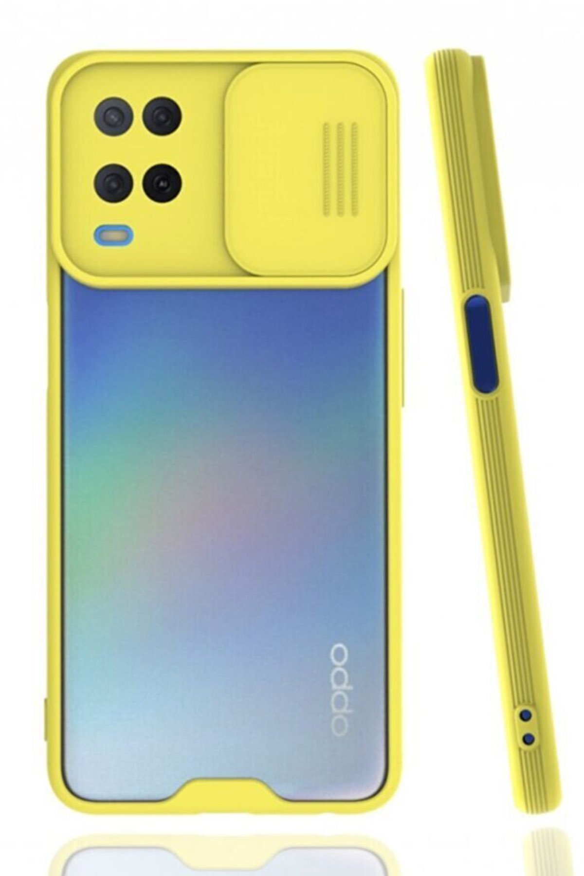  Realme 8 Pro Kılıf Platin Kamera Koruma Silikon - Sarı