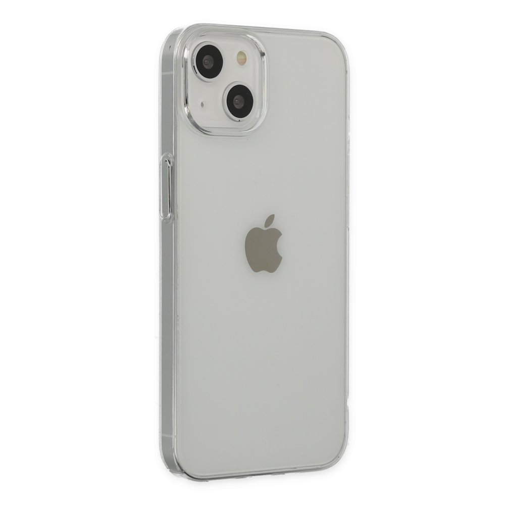  iPhone 14 Plus Kılıf Pc Sert Şeffaf Kapak - Şeffaf