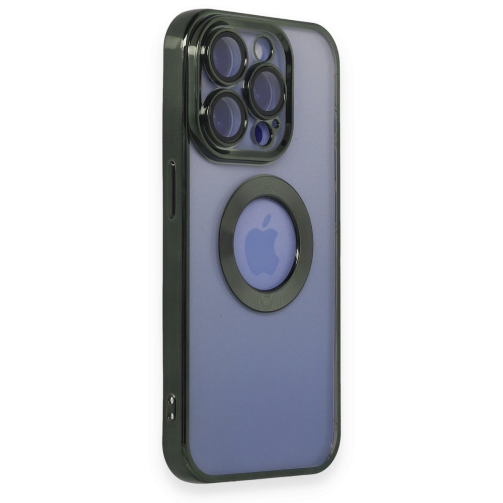  iPhone 15 Pro Max Kılıf Slot Silikon - Köknar Yeşili