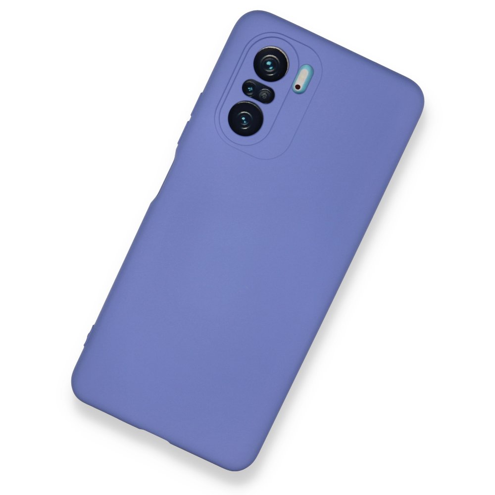 Redmi K40 Kılıf Nano içi Kadife Silikon - Lila Redmi K40 Kılıf Nano içi Kadife Silikon - Lila