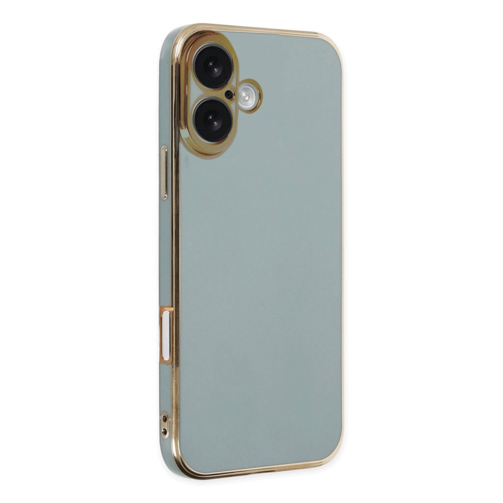  iPhone 16 Kılıf Volet Silikon - Açık Yeşil