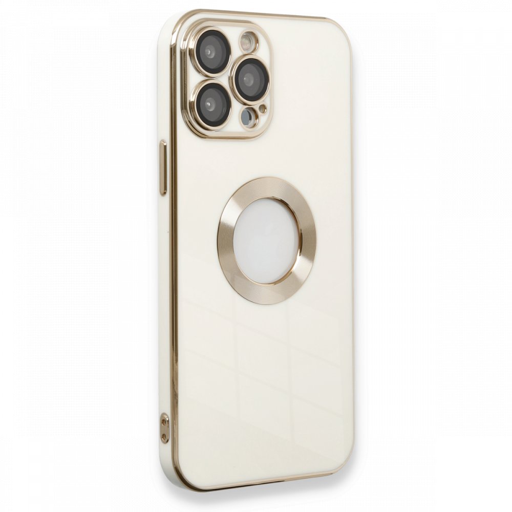  iPhone 13 Pro Max Kılıf Store Silikon - Beyaz