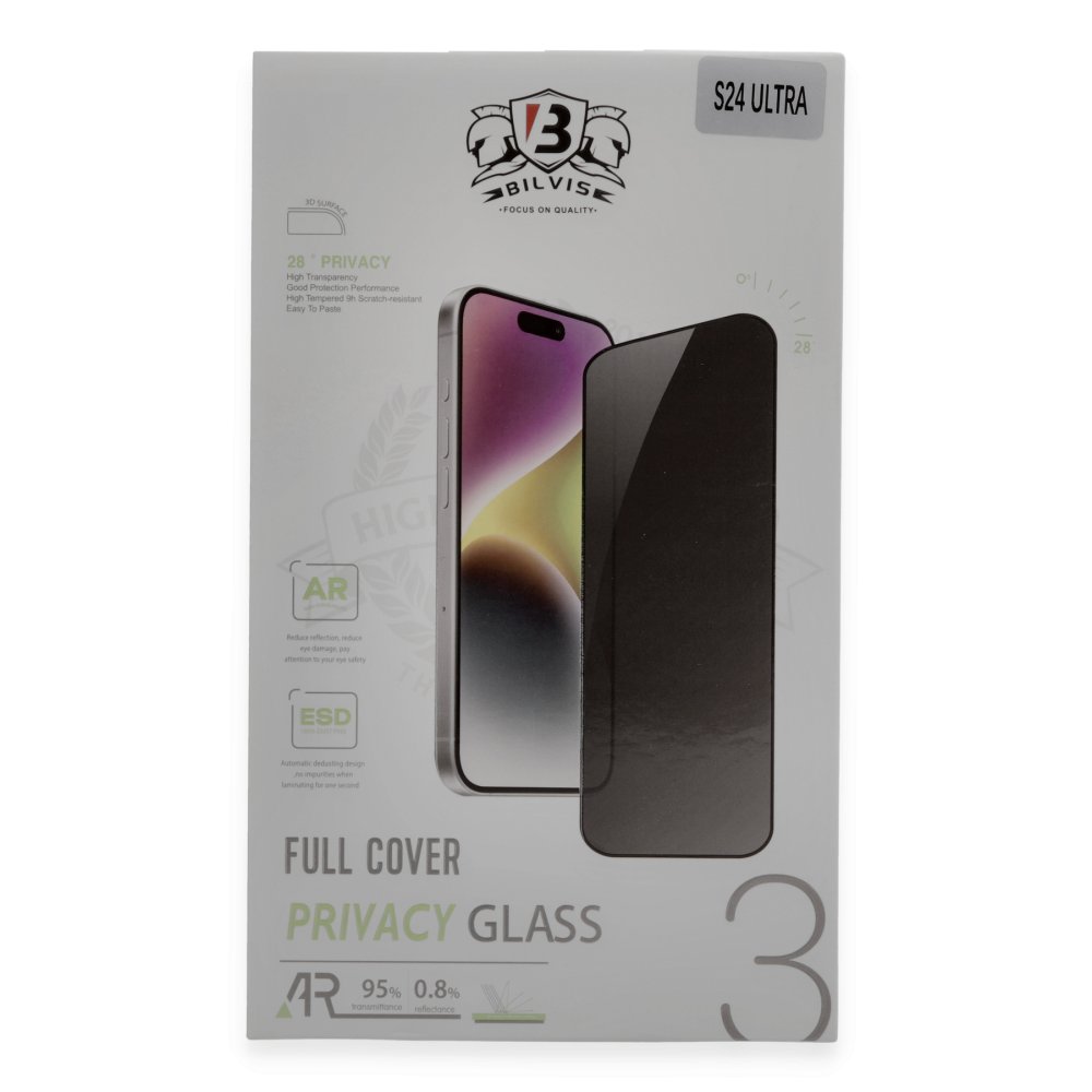  Samsung Galaxy S24 Ultra Bilvis Hayalet Cam Ekran Koruyucu
