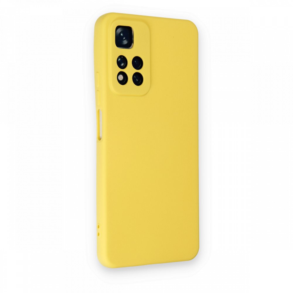 Redmi Note 11 Pro Plus 5G Kılıf Nano içi Kadife Silikon - Sarı Redmi Note 11 Pro Plus 5G Kılıf Nano içi Kadife Silikon - Sarı