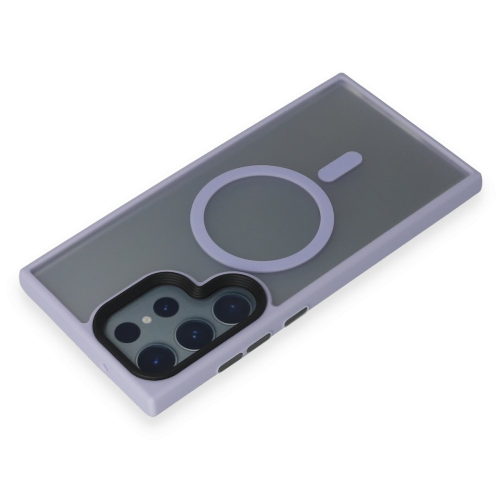 Samsung Galaxy S23 Ultra Kılıf Trex Magneticsafe Kapak - Lila Samsung Galaxy S23 Ultra Kılıf Trex Magneticsafe Kapak - Lila