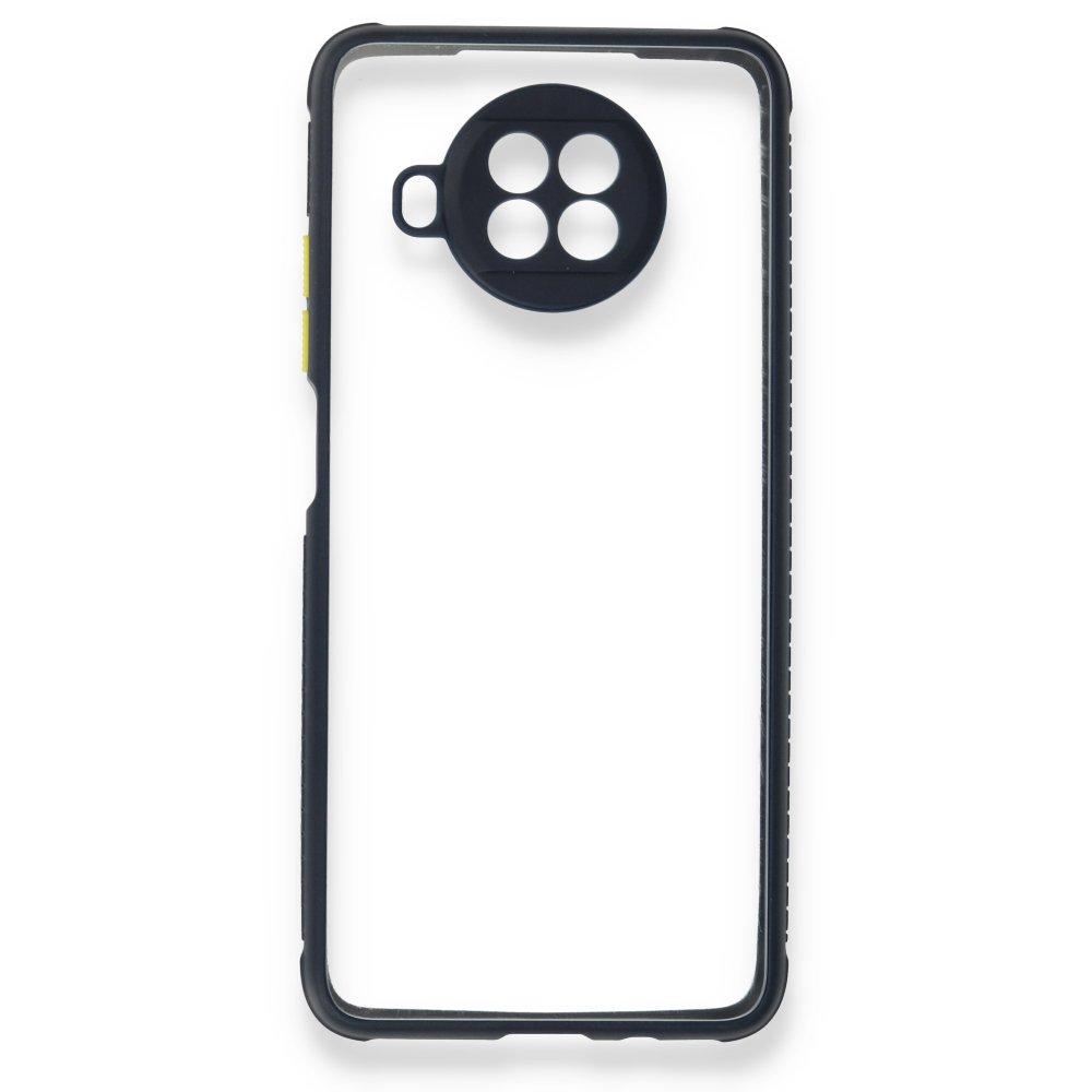 Xiaomi Mi 10T Lite Kılıf Miami Şeffaf Silikon - Lacivert  Xiaomi Mi 10T Lite Kılıf Miami Şeffaf Silikon - Lacivert