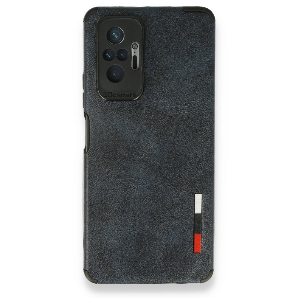 Redmi Note 10 Pro Kılıf Loop Deri Silikon - Lacivert