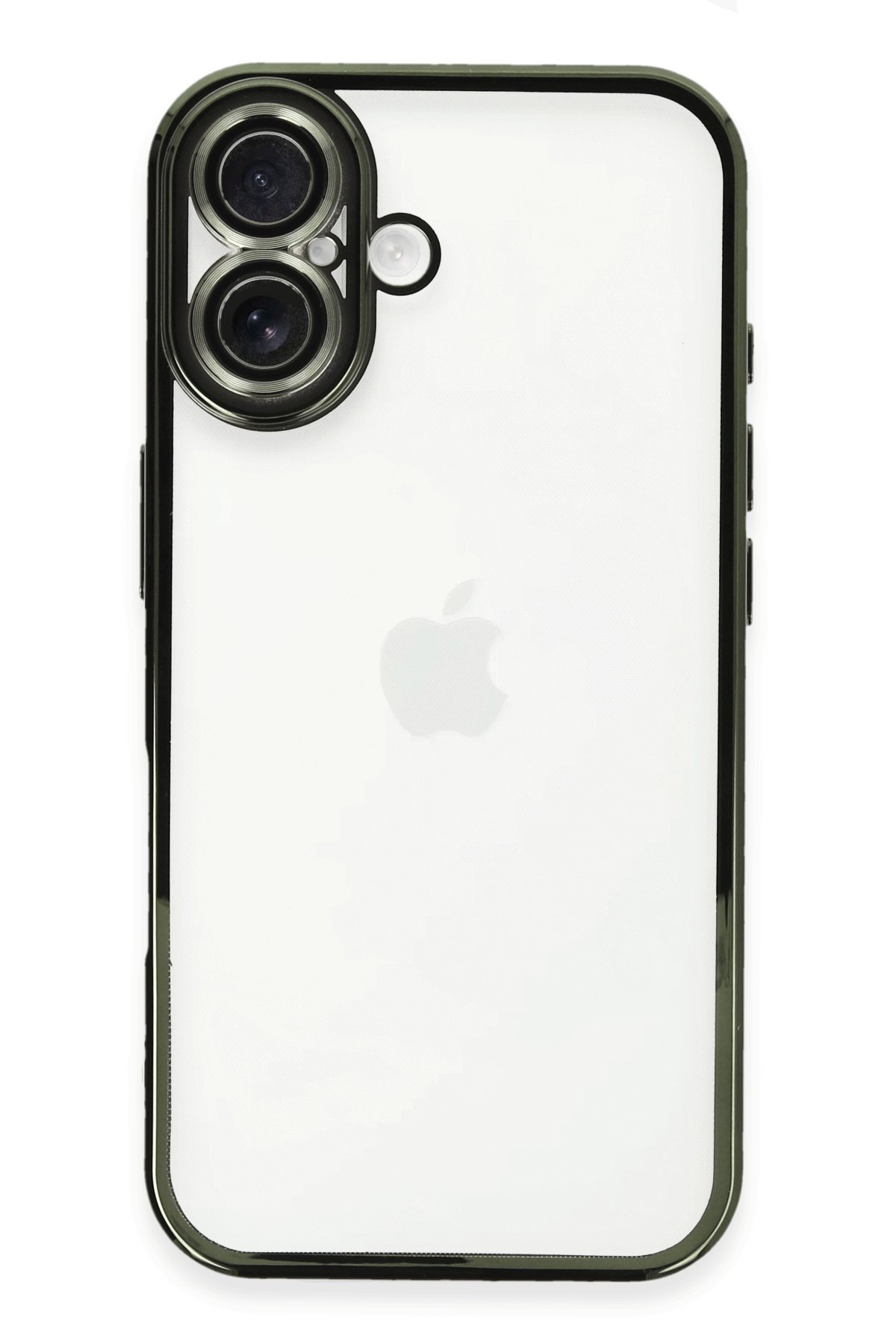  iPhone 16 Kılıf Razer Lensli Silikon - Yeşil