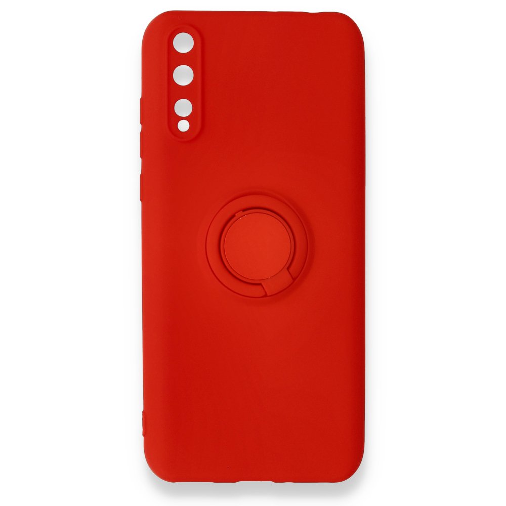 Huawei P Smart S Kılıf Viktor Yüzüklü Silikon - Kırmızı Huawei P Smart S Kılıf Viktor Yüzüklü Silikon - Kırmızı