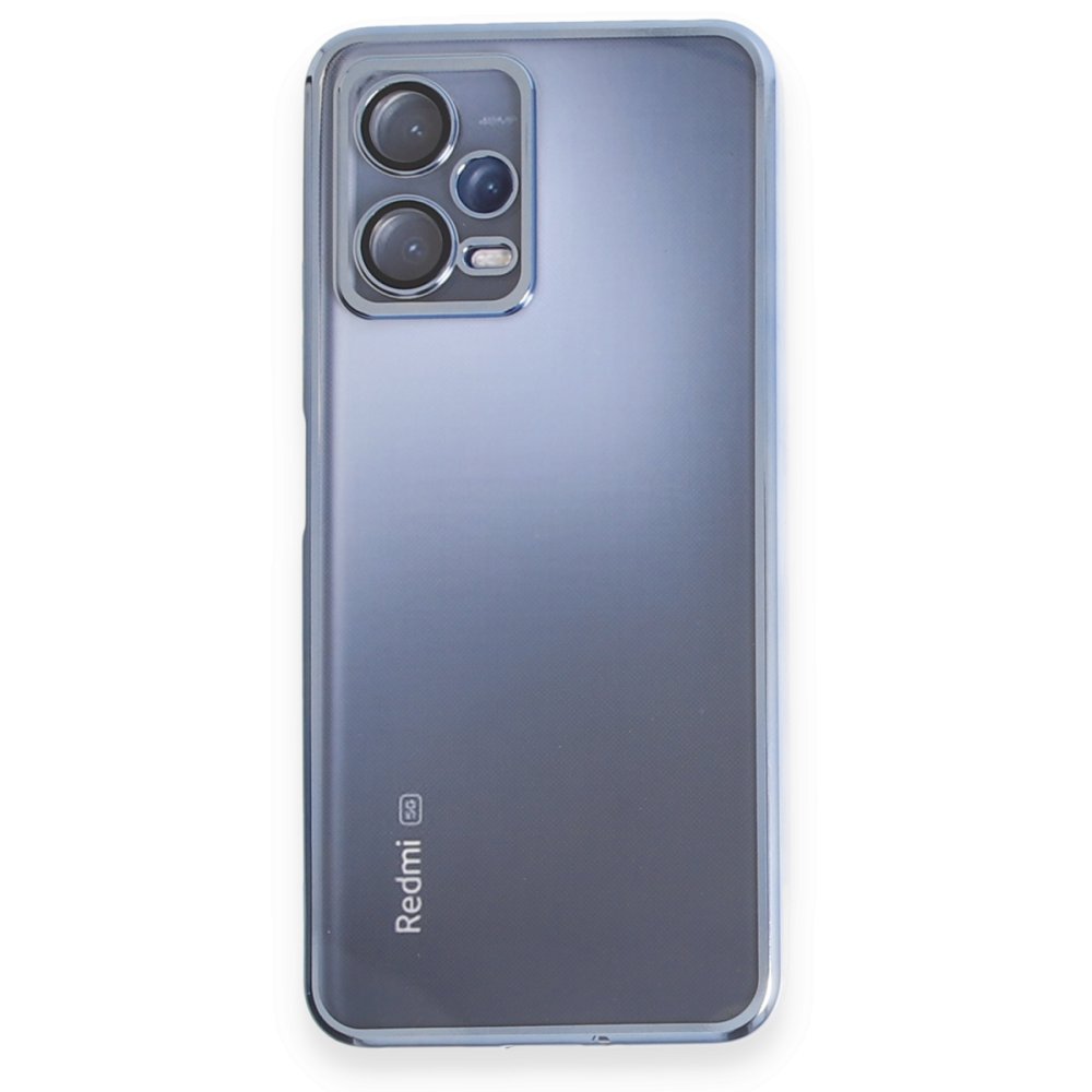 Redmi Note 12 5G Kılıf Razer Lensli Silikon - Açık Mavi