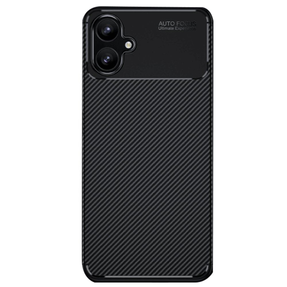  Samsung Galaxy A06 Kılıf Auto Focus Karbon Kapak - Siyah