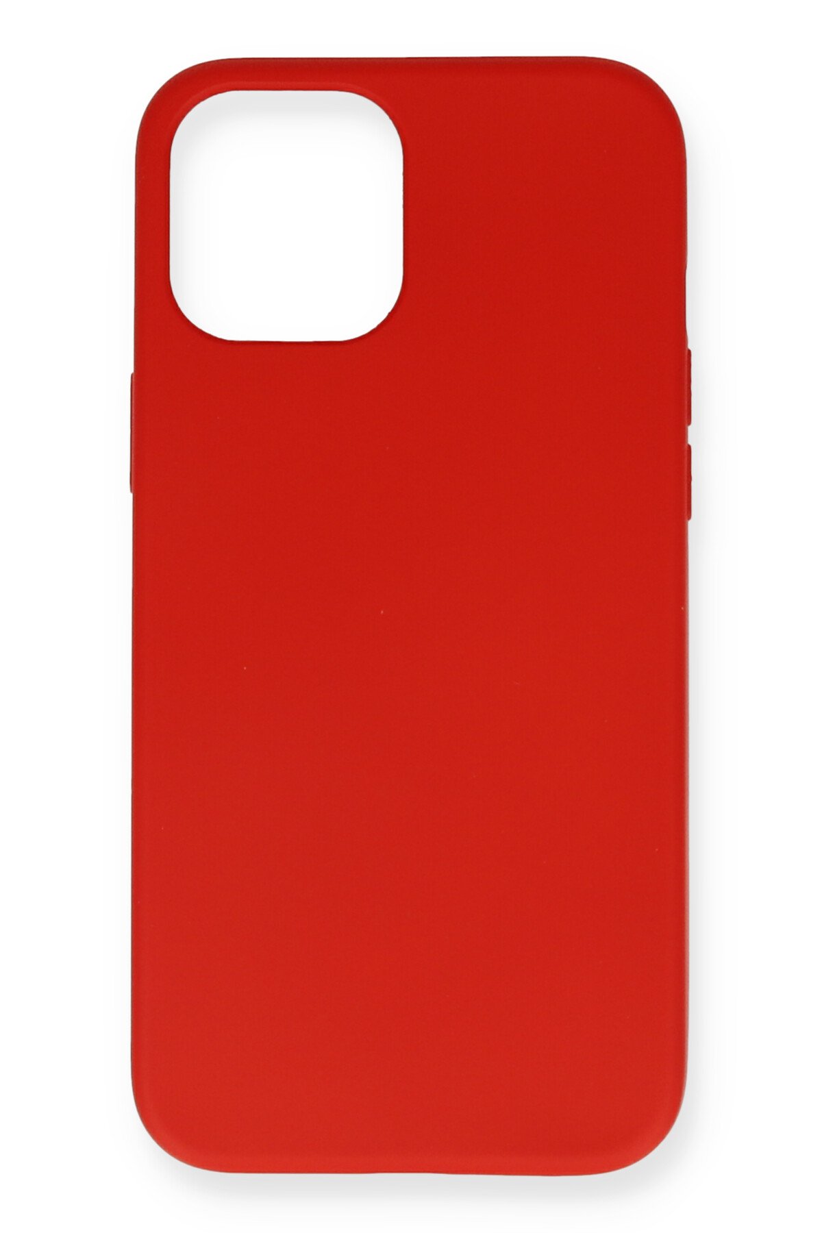  iPhone 12 Mini Kılıf Nano içi Kadife Silikon - Kırmızı