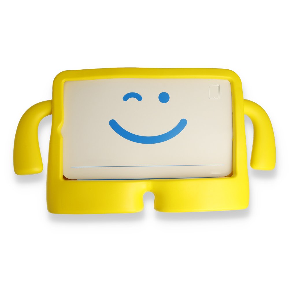 iPad Mini 2 Kılıf Karakter Tablet Silikon - Sarı iPad Mini 2 Kılıf Karakter Tablet Silikon - Sarı