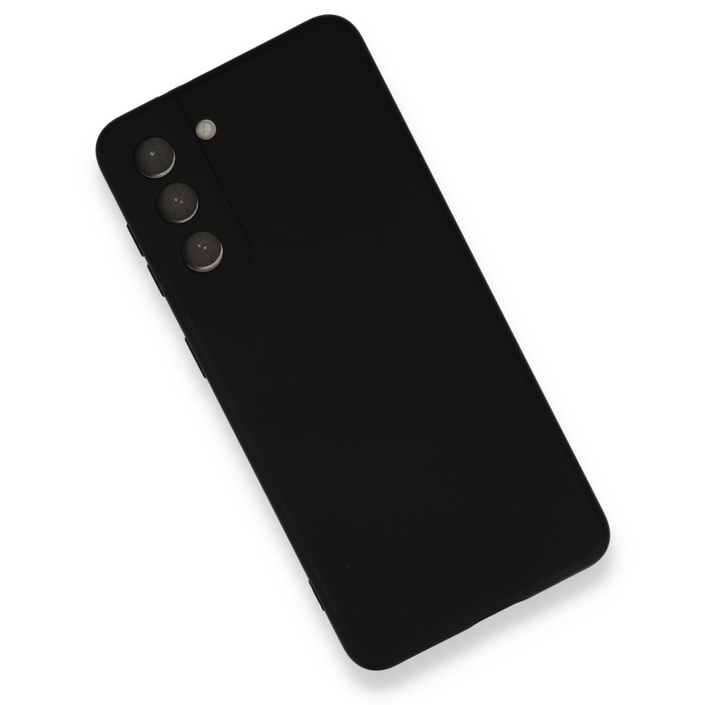  Samsung Galaxy S21 Kılıf Nano içi Kadife Silikon - Siyah