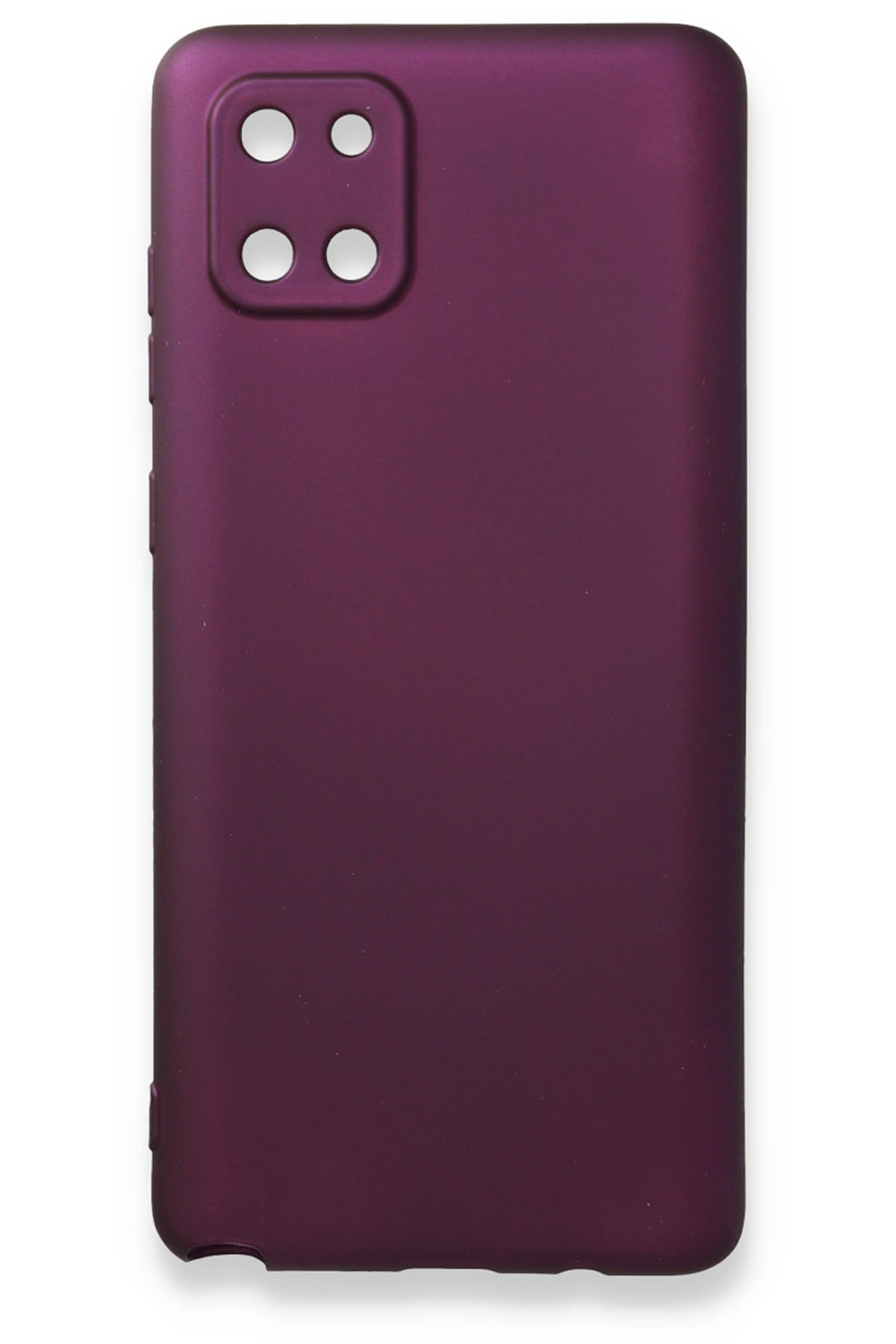  Samsung Galaxy A81 / Note 10 Lite Kılıf First Silikon - Mürdüm