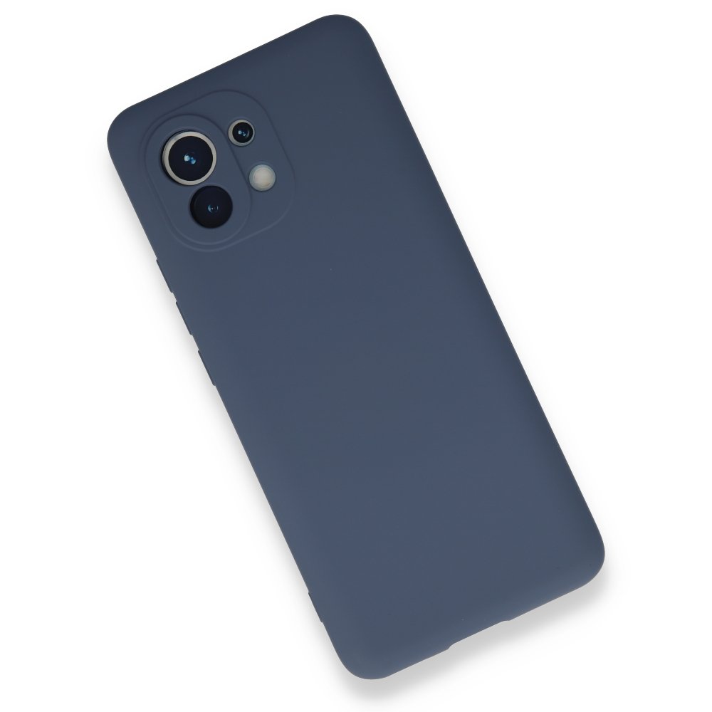 Xiaomi Mi 11 Kılıf Nano içi Kadife Silikon - Gri Xiaomi Mi 11 Kılıf Nano içi Kadife Silikon - Gri