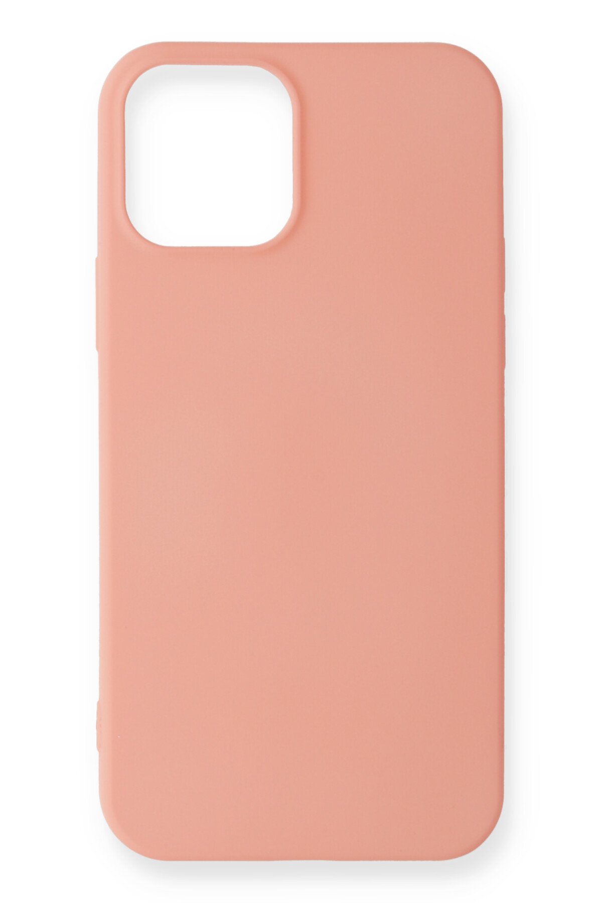  iPhone 12 Kılıf First Silikon - Pudra