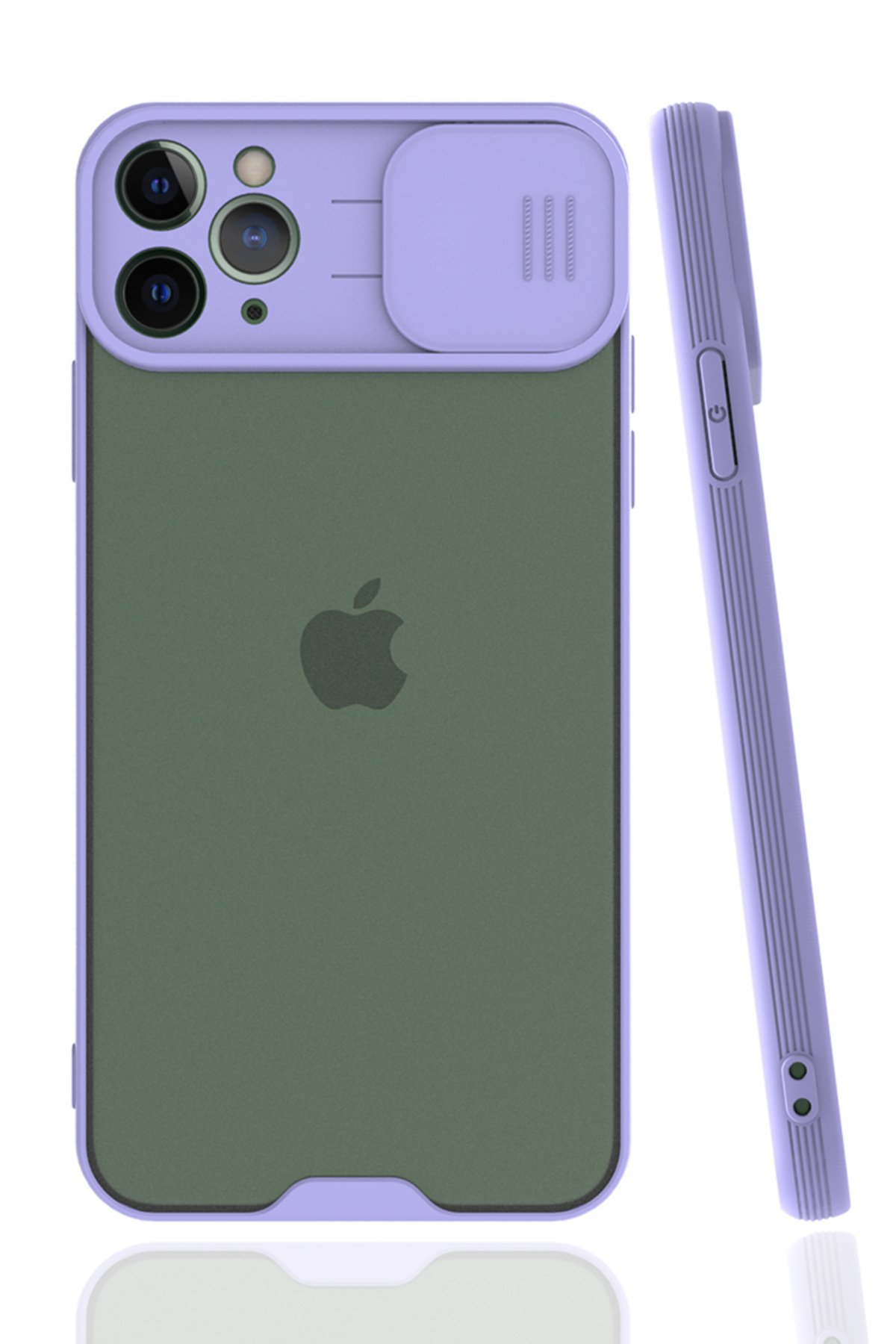 iPhone 11 Pro Max Kılıf Platin Kamera Koruma Silikon - Lila iPhone 11 Pro Max Kılıf Platin Kamera Koruma Silikon - Lila