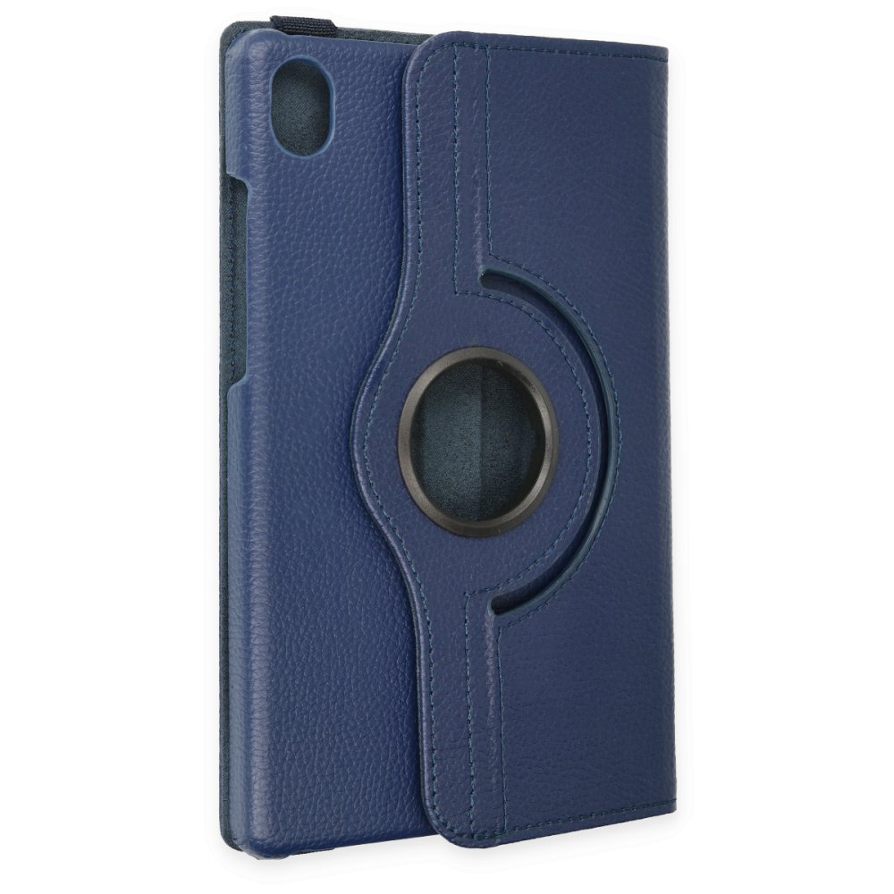  Lenovo Tab M8 Kılıf 360 Tablet Deri Kılıf - Lacivert