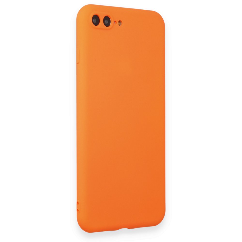 iPhone 8 Plus Kılıf First Silikon - Parlak Turuncu iPhone 8 Plus Kılıf First Silikon - Parlak Turuncu