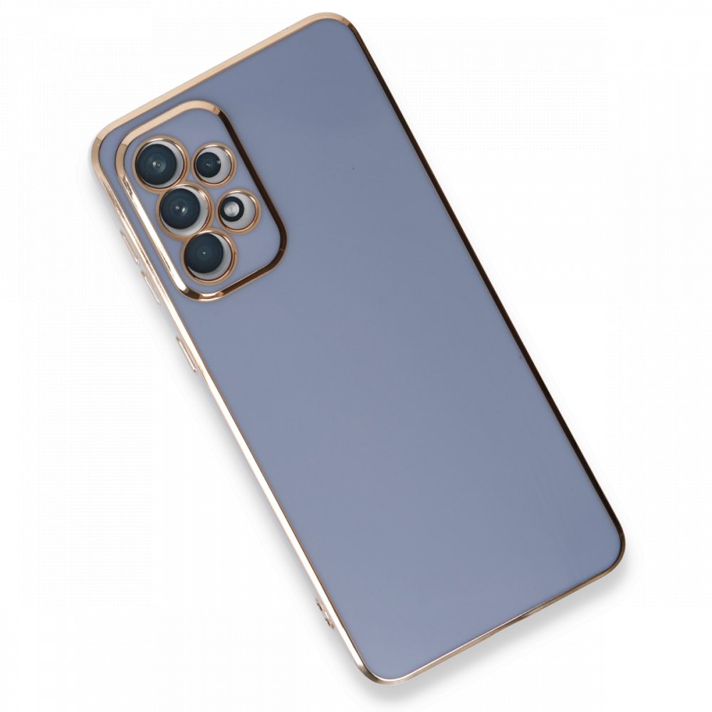  Samsung Galaxy A33 5G Kılıf Volet Silikon - Mavi