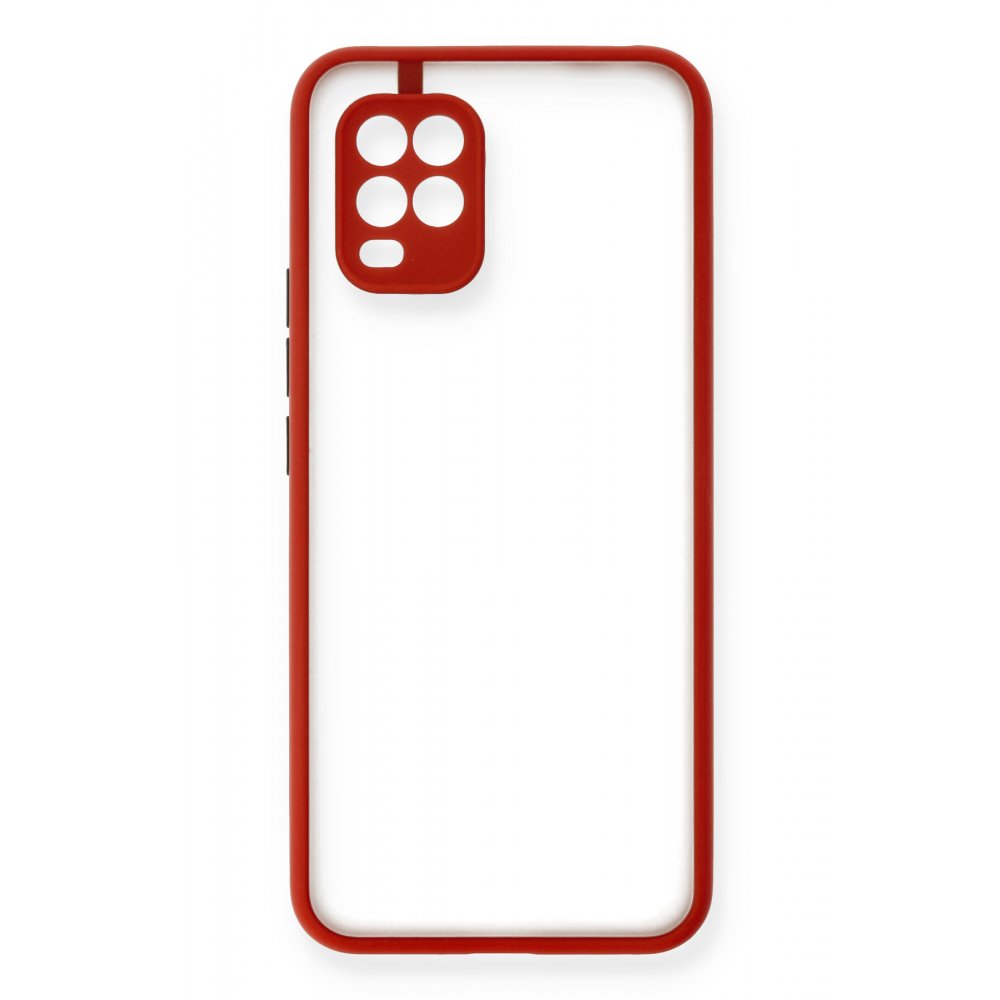 Xiaomi Mi 10 Lite Kılıf Montreal Silikon Kapak - Kırmızı  Xiaomi Mi 10 Lite Kılıf Montreal Silikon Kapak - Kırmızı