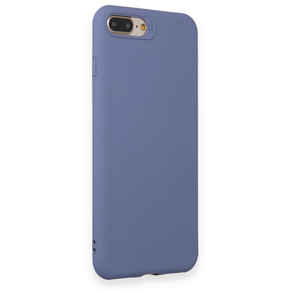  iPhone 8 Plus Kılıf First Silikon - Gri