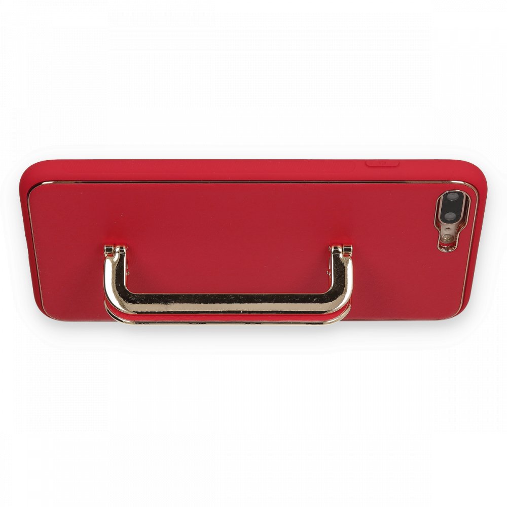 iPhone 8 Plus Kılıf Coco Elit Kapak - Kırmızı iPhone 8 Plus Kılıf Coco Elit Kapak - Kırmızı