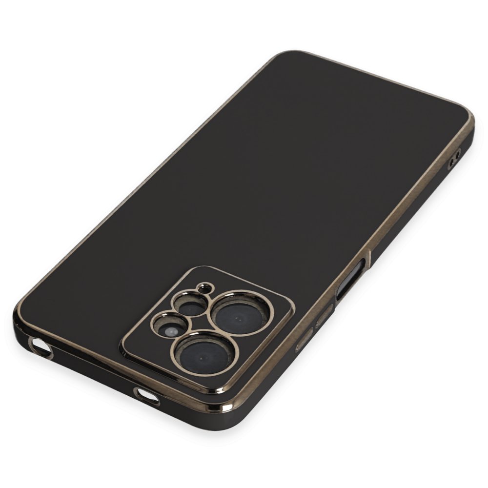 Redmi Note 12 4G Kılıf Volet Silikon - Siyah