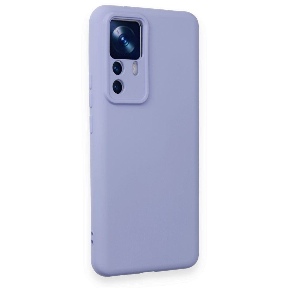  Xiaomi Mi 12T Kılıf Nano içi Kadife Silikon - Lila