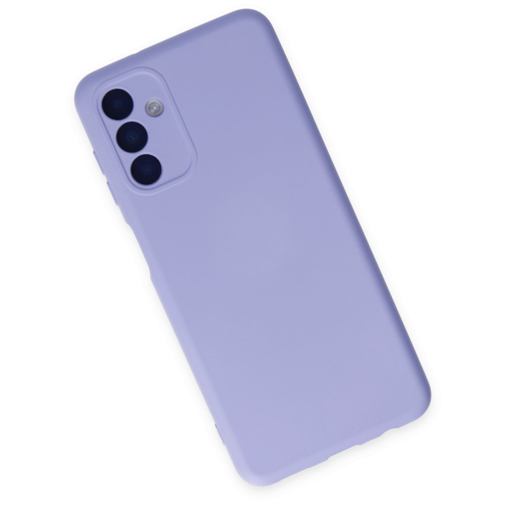  Samsung Galaxy A04S Kılıf Nano içi Kadife Silikon - Lila