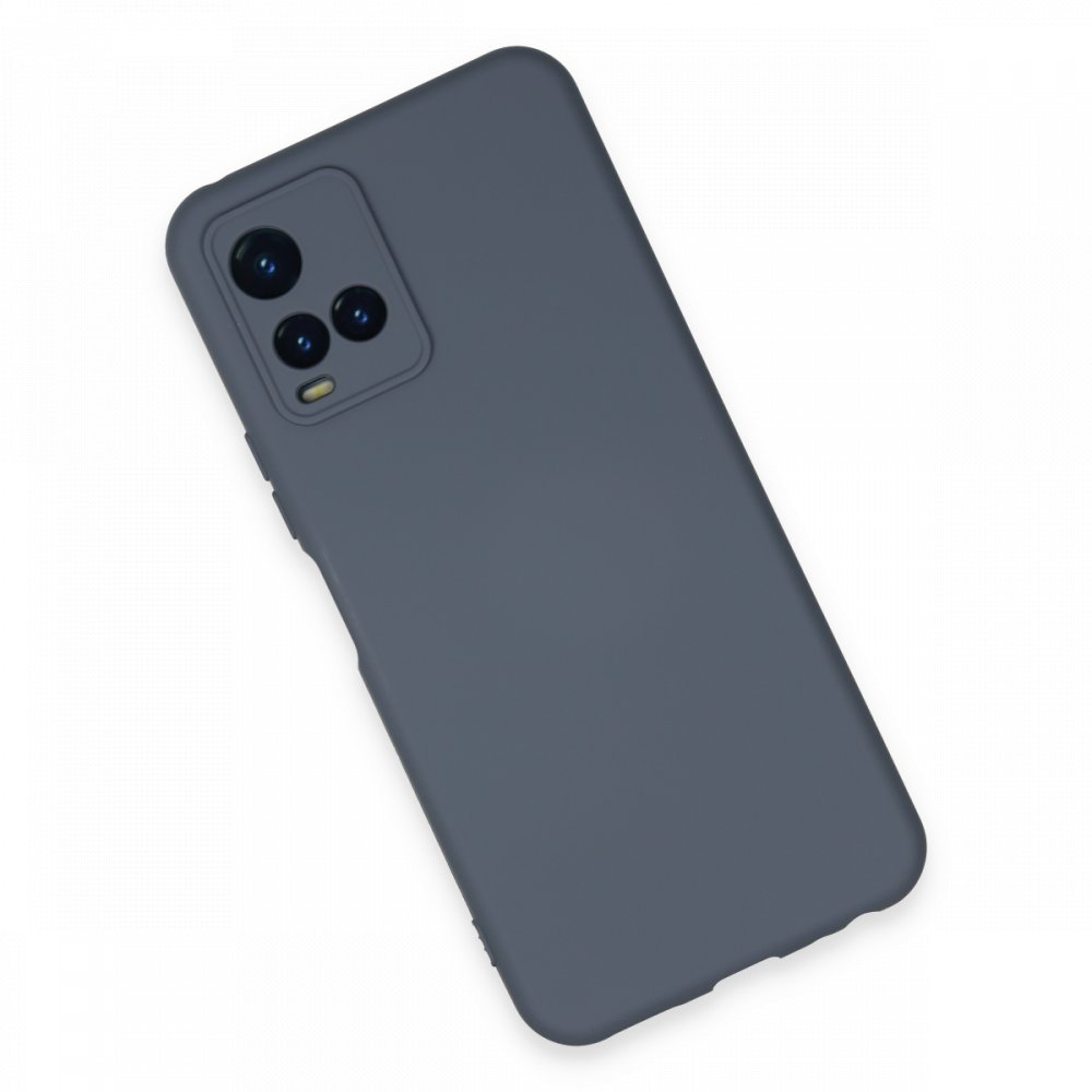 Vivo Y21 Kılıf Nano içi Kadife Silikon - Gri Vivo Y21 Kılıf Nano içi Kadife Silikon - Gri