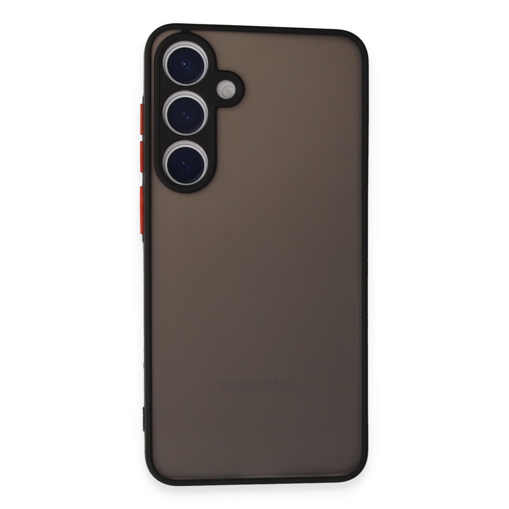  Samsung Galaxy S24 Plus Kılıf Montreal Silikon Kapak - Siyah